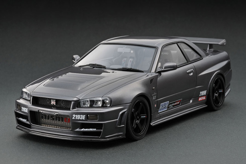Nissan Skyline R34 1/18 Ignition Model R34 Nismo Omori Factory C IG0012 modelauto